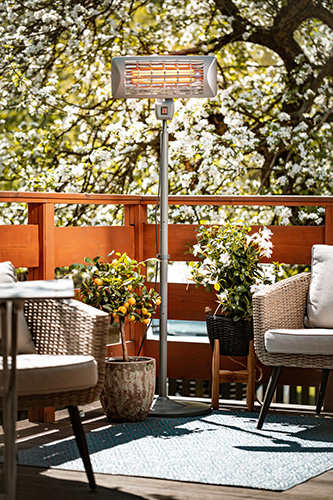 Erőteljes teraszfűtés