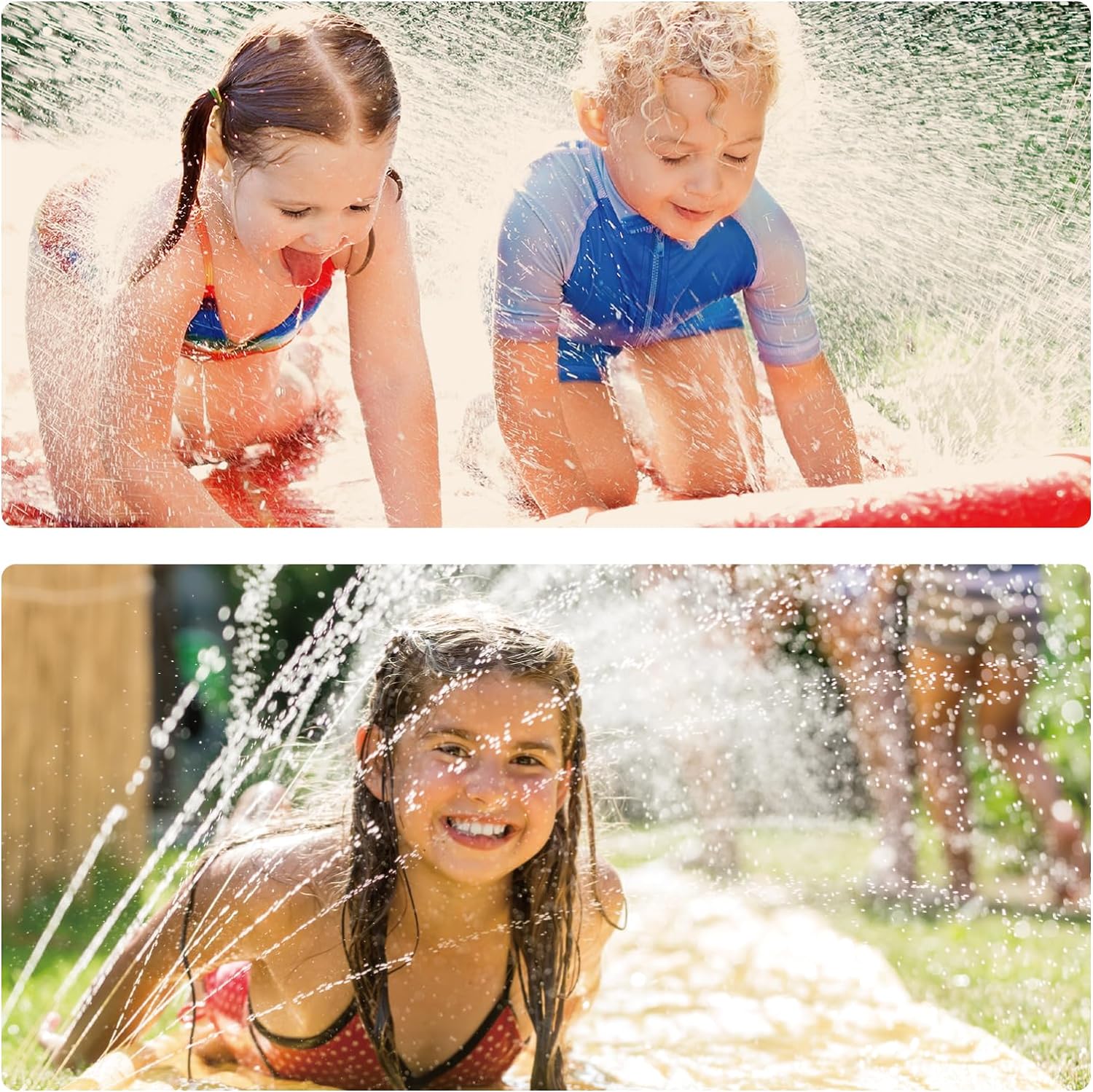 hármas vízi csúszda