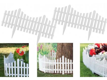 Gyönyörű kerti műanyag paliszád