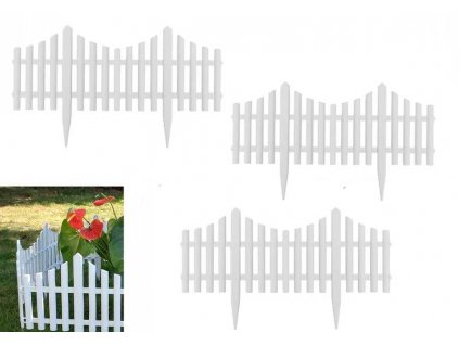 Gyönyörű kerti műanyag paliszád