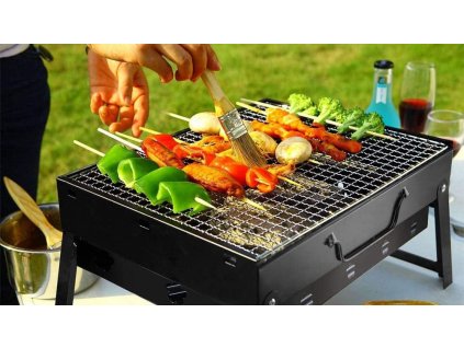 Összecsukható, hordozható kemping grill