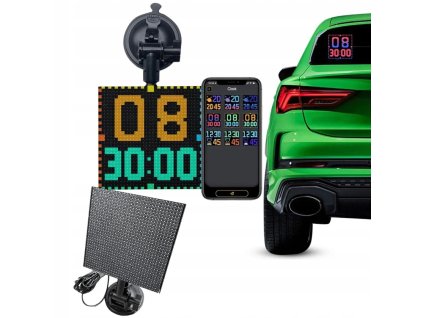 intelligens LED kijelző autó hátsó ablakához