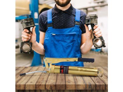 Compact decalamite - manual grease gun