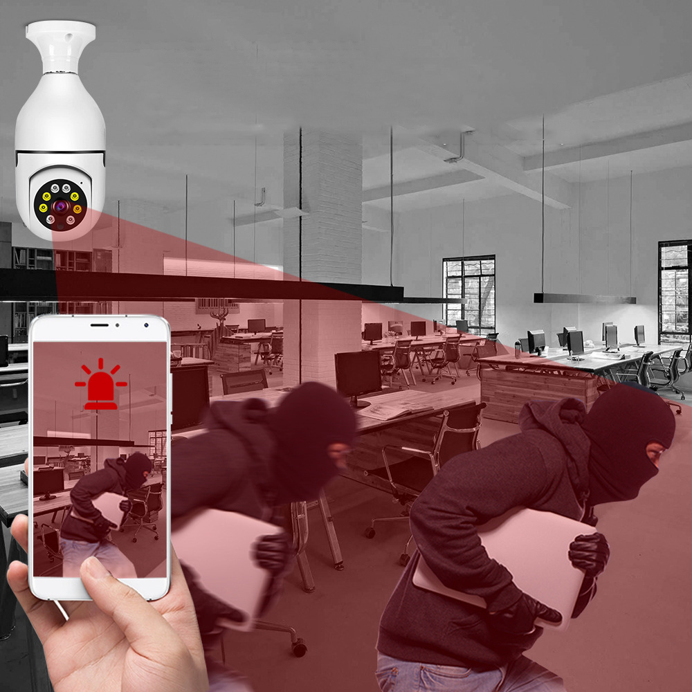 niezawodna kamera bezpieczeństwa w żarówce