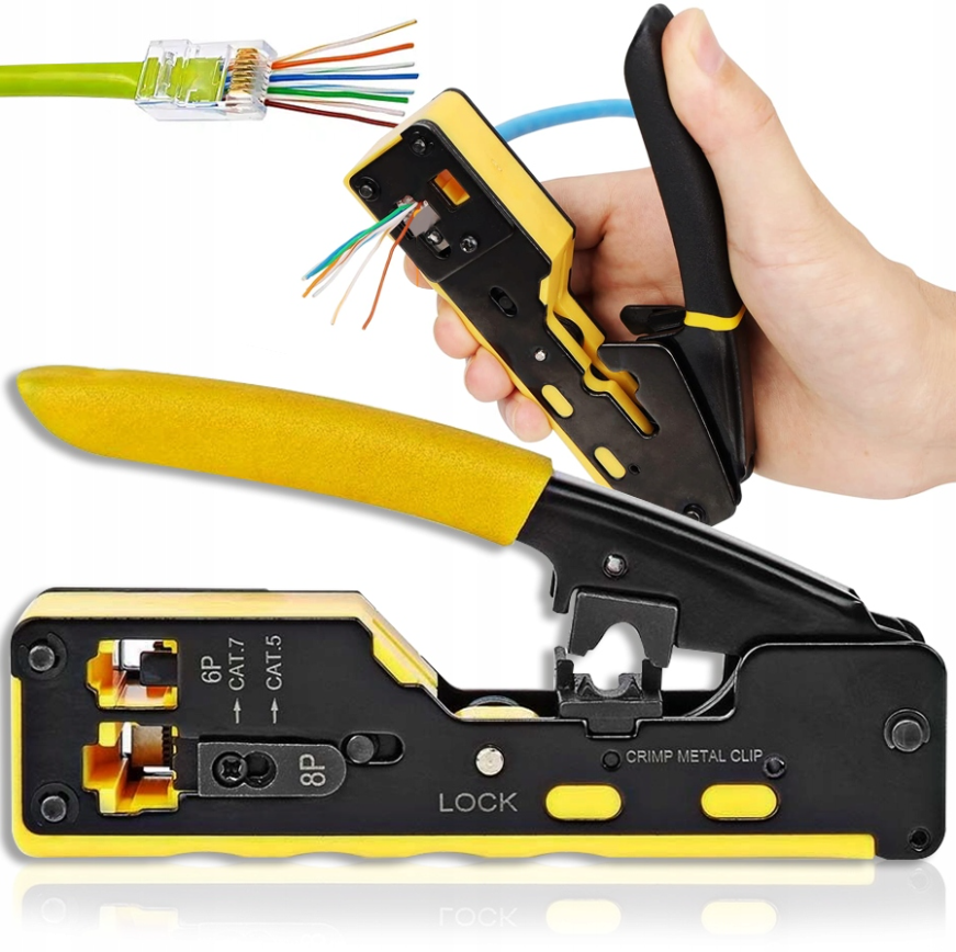 wielofunkcyjne narzędzie do zaciskania, cięcia i zdejmowania izolacji