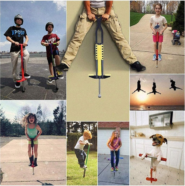 Niesamowity, sprężysty pogo stick