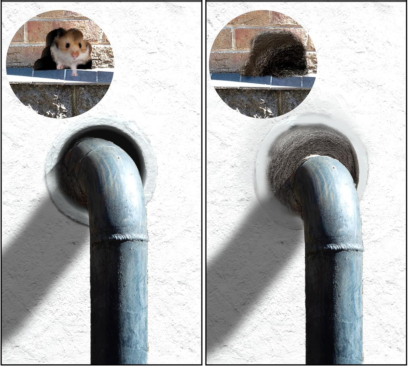 Wysokiej jakości wełna stalowa przeciw gryzoniom 5 m