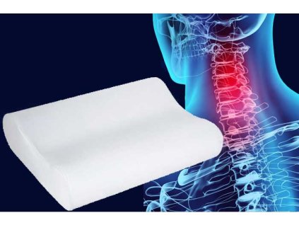 Ortopedyczna poduszka anatomiczna z pianki memory