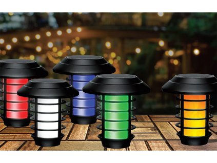 Czarodziejska lampa ogrodowa sterowana słonecznie RGB