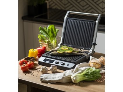 Wydajny grill elektryczny 2 w 1