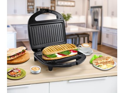 opiekacz do kanapek z płytą grillową