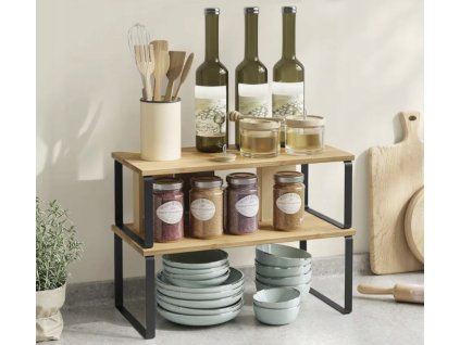 półki kuchenne regał - zestaw 2 szt.