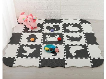 mata piankowa puzzle - kojec 25 elementów