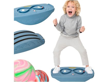 deska do ćwiczeń równowagi z labiryntem i huśtawką