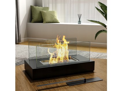 stylowy wolnostojący biokominek