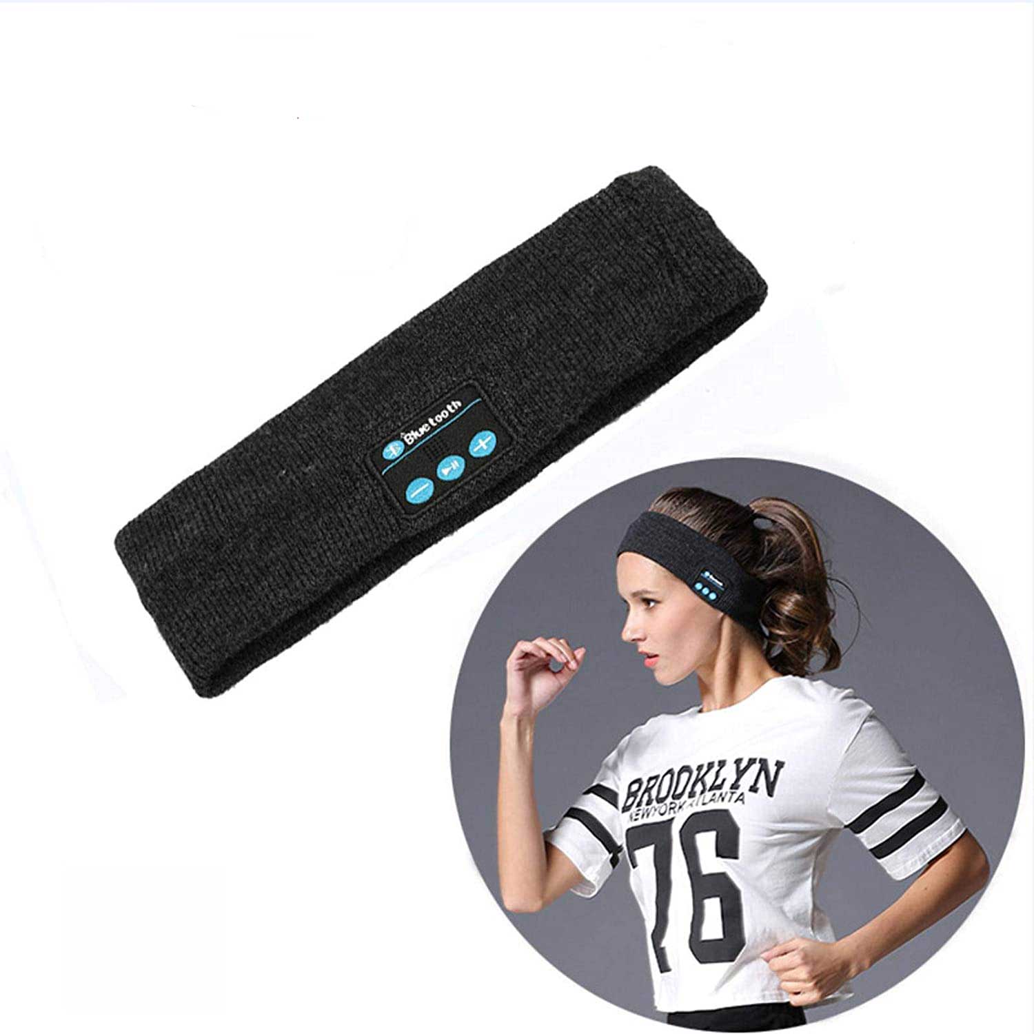 Opaska Bluetooth ze słuchawkami do biegania i spania