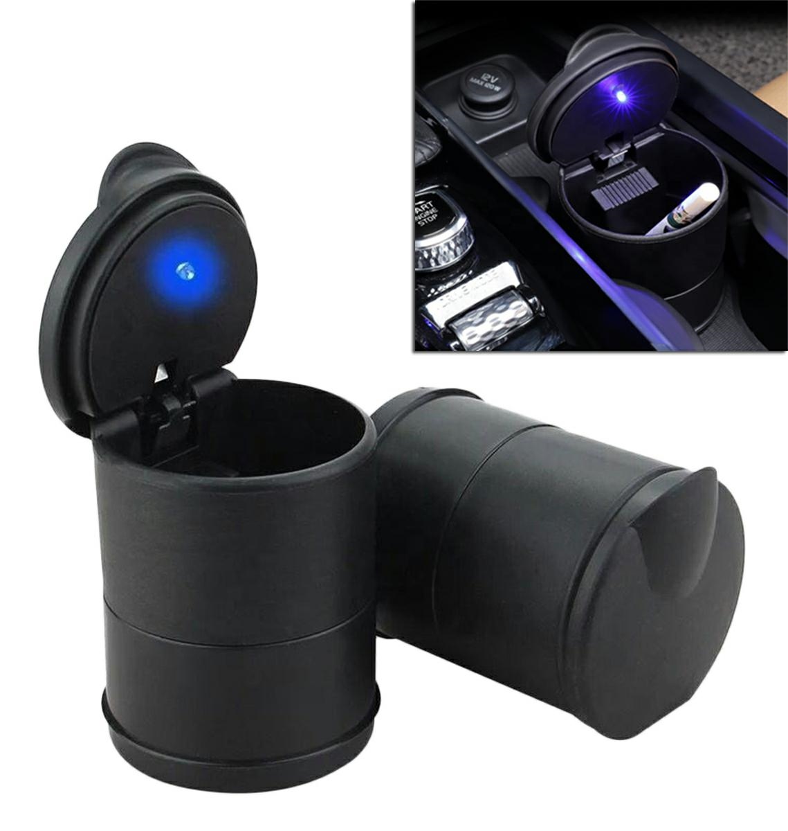 Scrumieră specială pentru mașină cu lumină de fundal LED