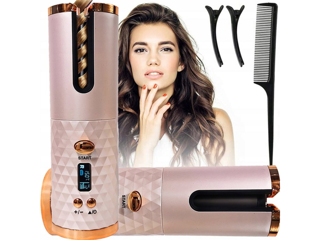 ondulator de par automat fara fir cu power bank