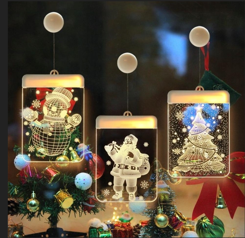 Decor exclusiv pentru fereastră de Crăciun