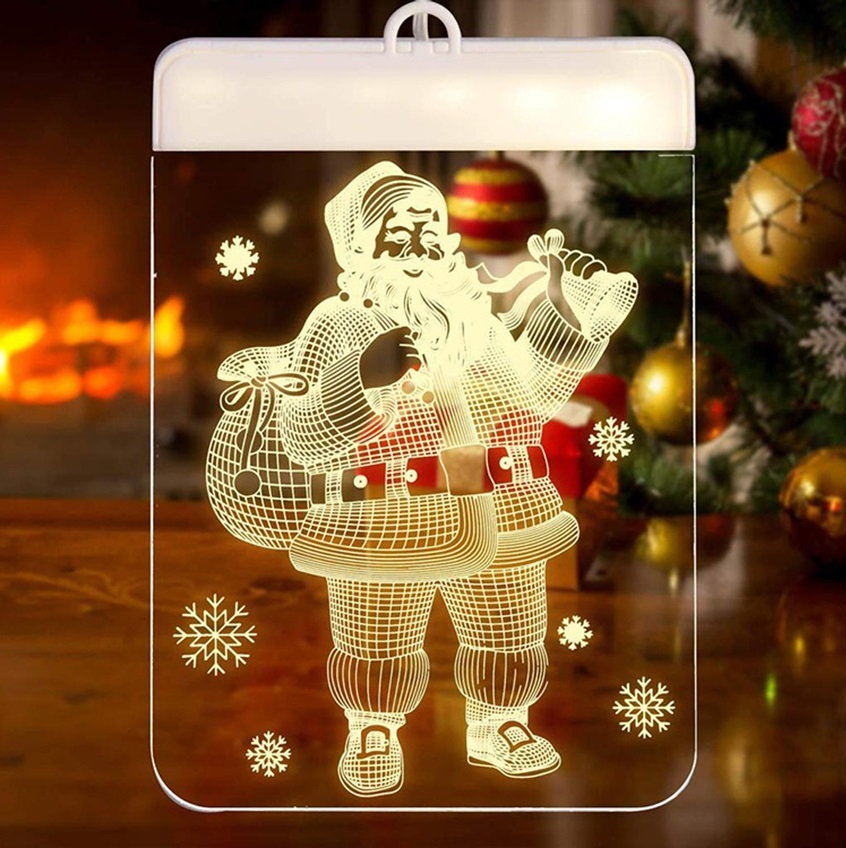 Decor exclusiv pentru fereastră de Crăciun