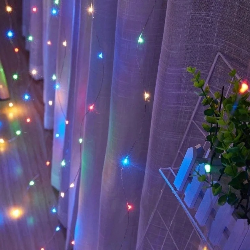 Perdea luminoasă fascinantă