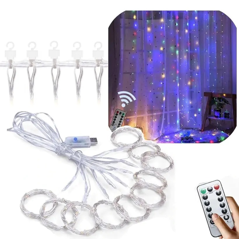 Perdea luminoasă fascinantă