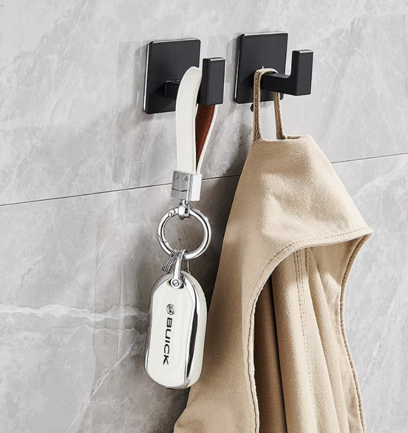 umeraș metalic autoadeziv practic 4 buc