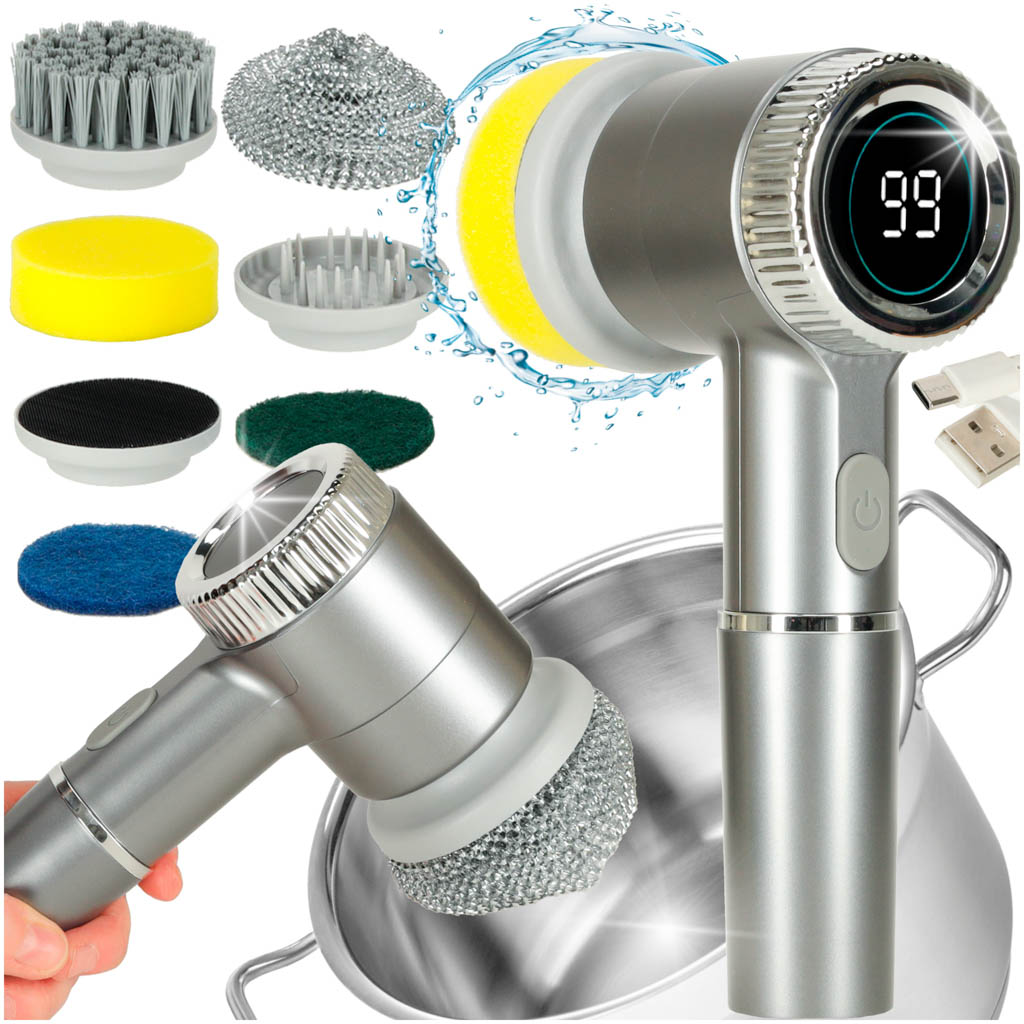 Perie electrică de curățare multifuncțională 5 în 1