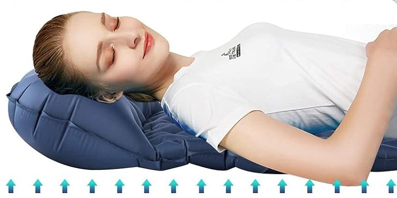 covoraș de dormit cu pompă încorporată