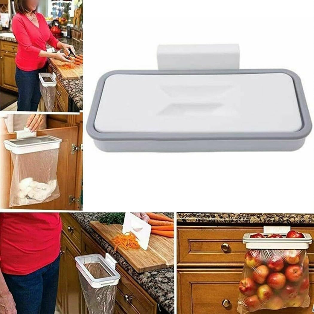 coș de gunoi portabil pe ușă