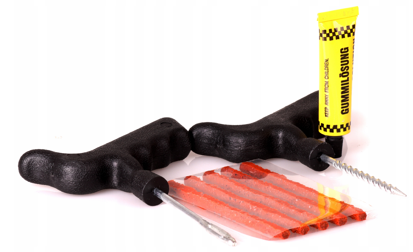 Kit practic de reparare a anvelopelor