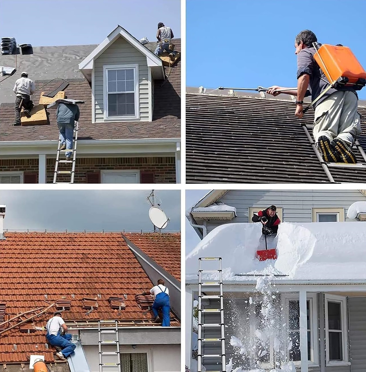 scară telescopică pliabilă 2 m