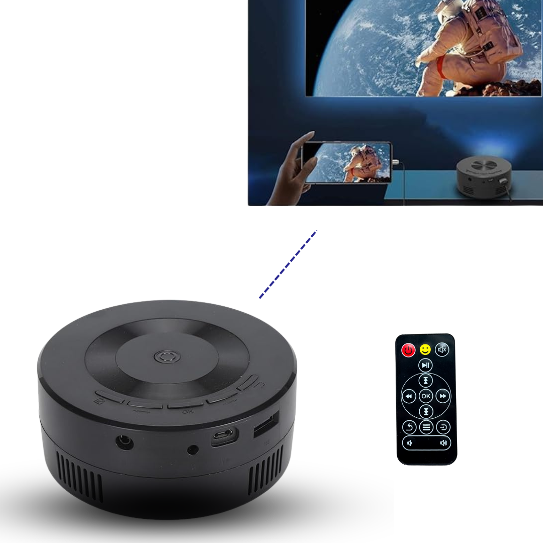 Mini proiector LED portabil