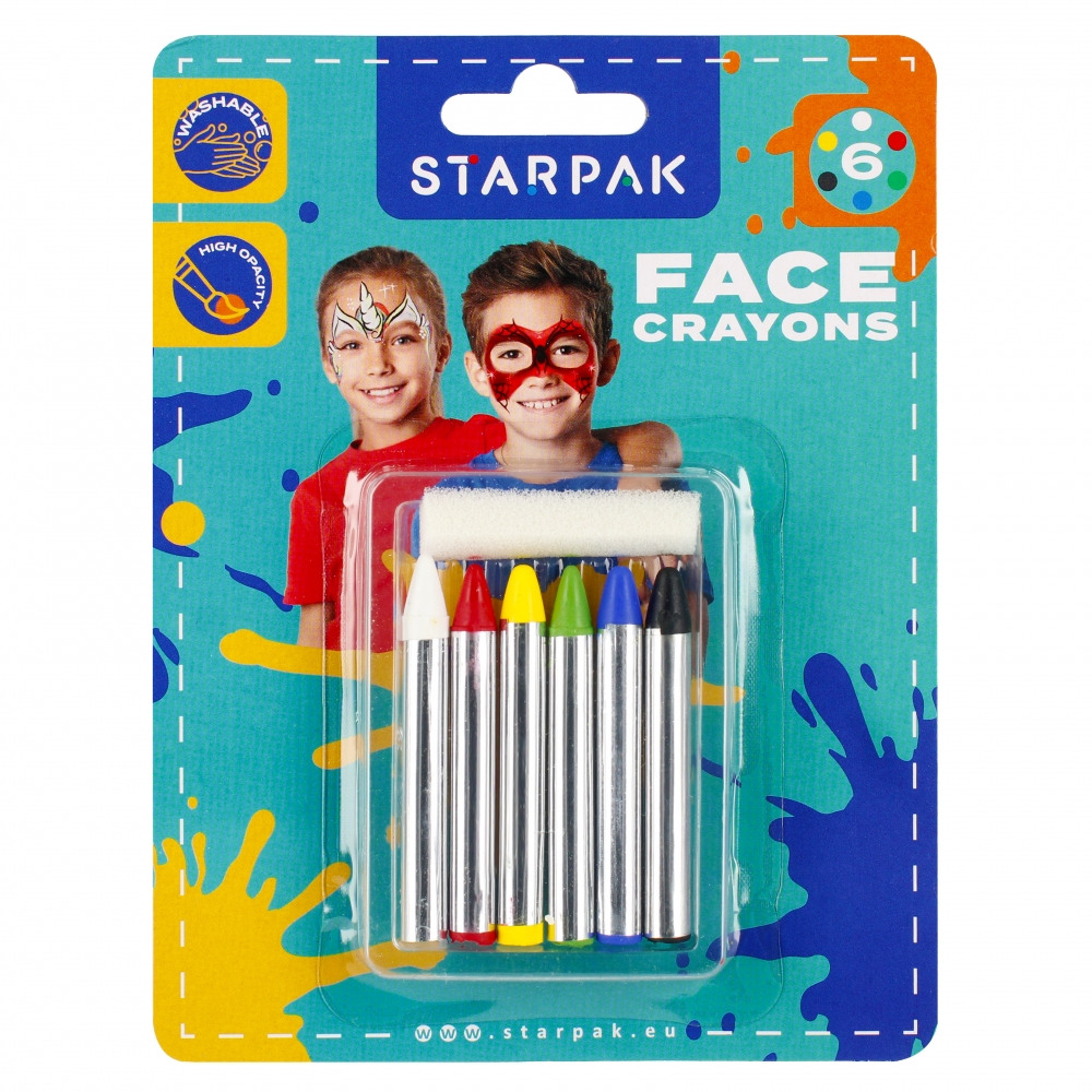 Creioane colorate unice pentru pictură pe față și pe corp