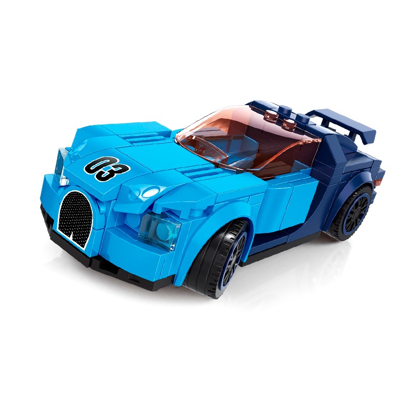 Set minunat de construcție Bugatti Chiron - 139 de blocuri
