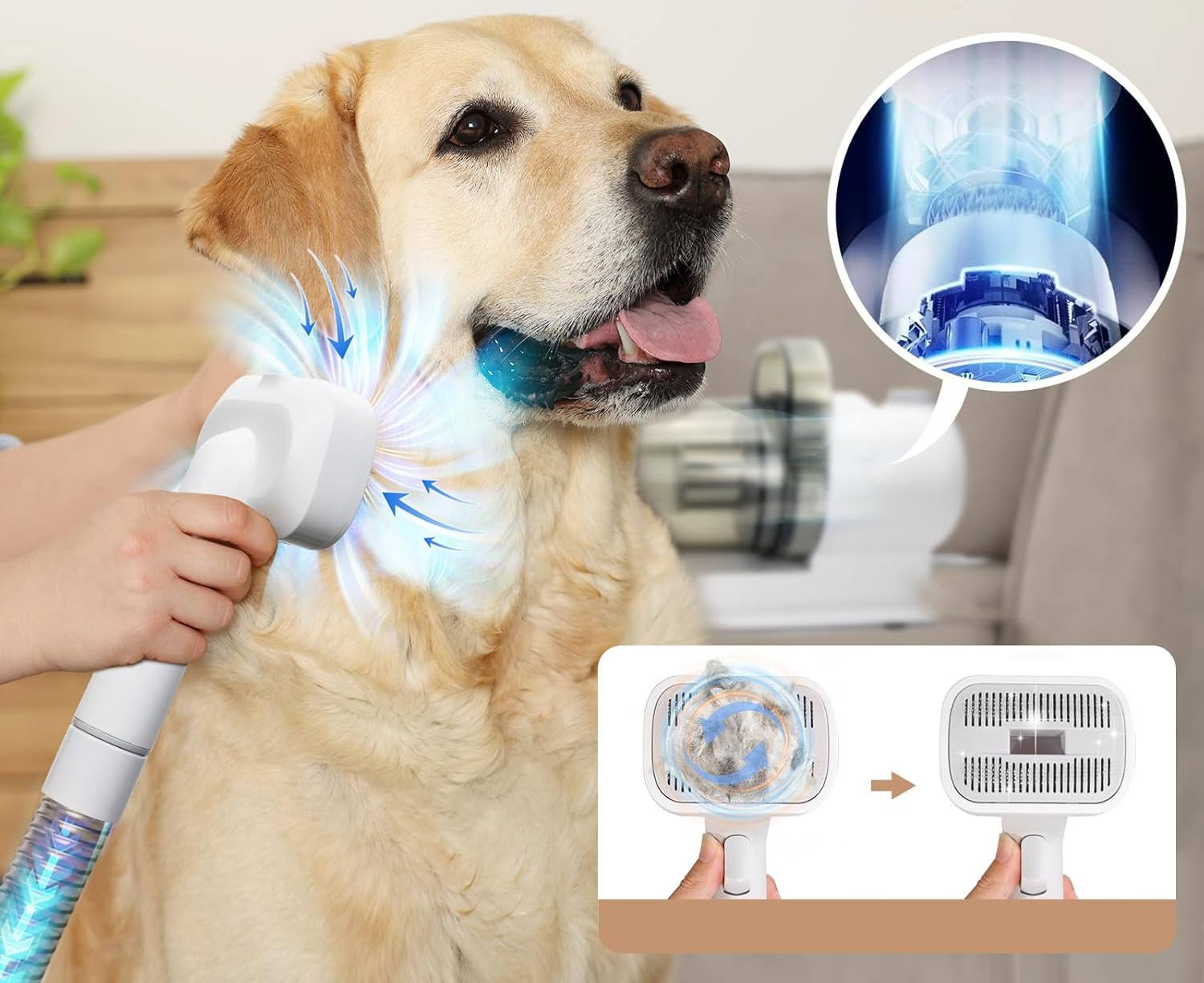 kit de tuns cu aspirator