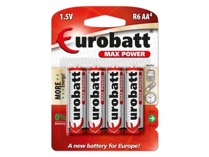 Baterii AA puternice - pachet de 8 bucăți