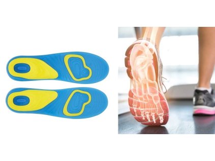 Branțuri cu gel pentru pantofi - talpici silicon (Mărimea 42-46)