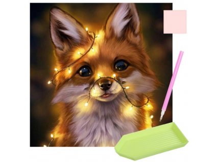 Pictură cu diamante - Fox
