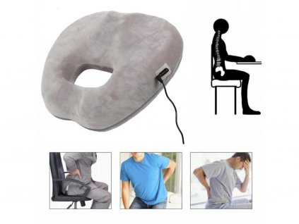 Pernă de masaj termic pentru șezut