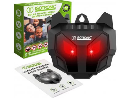 Respingător cu lumină solară pentru animale sălbatice