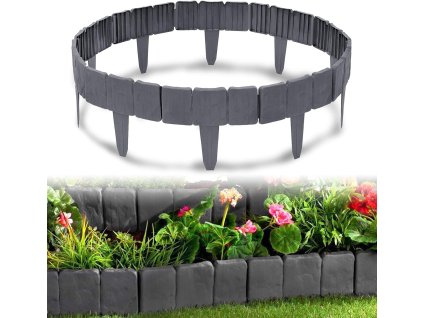 aspect de piatră de bordură de grădină