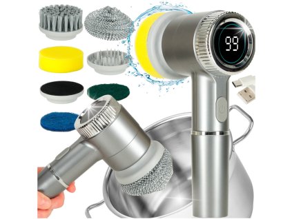 Perie electrică de curățare multifuncțională 5 în 1