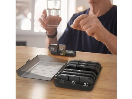 dozator săptămânal de medicamente - organizator de medicamente