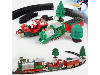 Trenuleț de Crăciun - un trenuleț fermecător de Crăciun