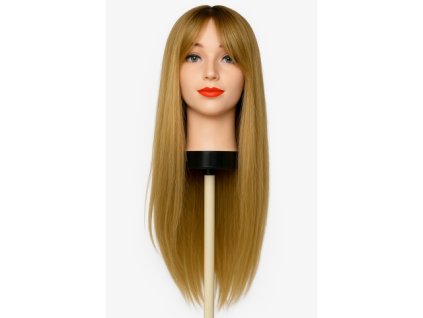 Perucă de înaltă calitate pentru femei - maro deschis 70 cm