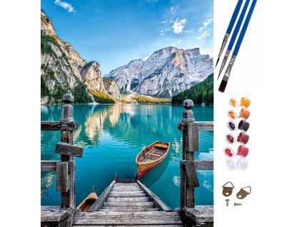 Pictură fermecătoare după numere - Lac