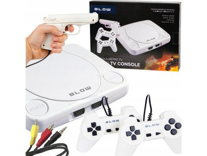 consolă de jocuri retro cu armă