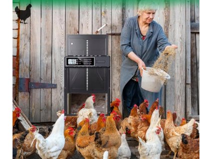 ușă automată pentru coteț de găini cu telecomandă