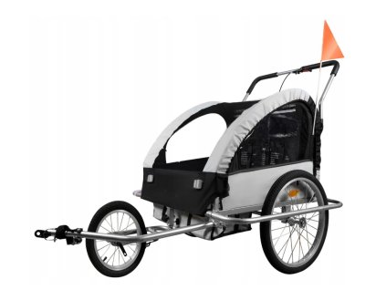 remorcă pentru bicicletă pentru copii - cu două locuri